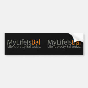 bildekal för 2x MyLifeIsBal