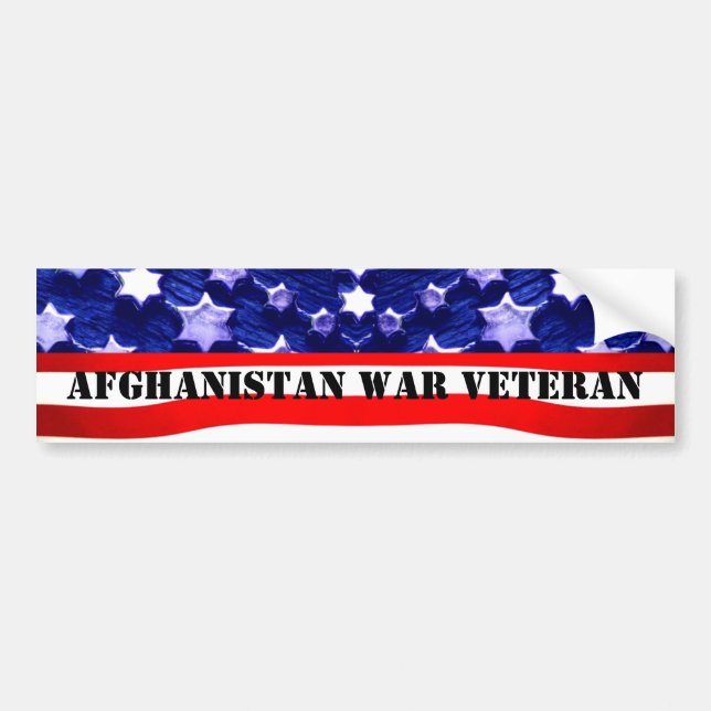 Bildekal för Afghanistan krigveteran (Framsidan)