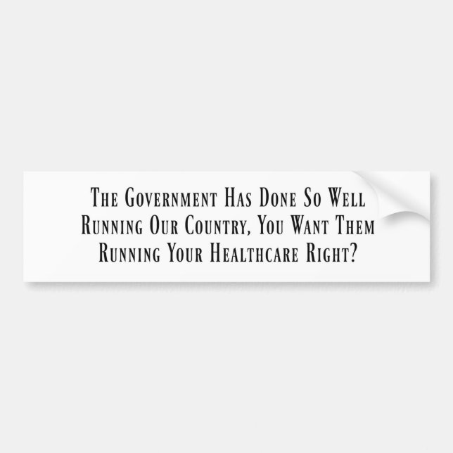 Bildekal för Anti-Regering springasjukvård (Framsidan)