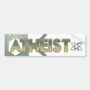 Bildekal för ateist (amerikanateistsymbol)
