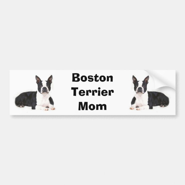 Bildekal för Boston Terriermamma (Framsidan)