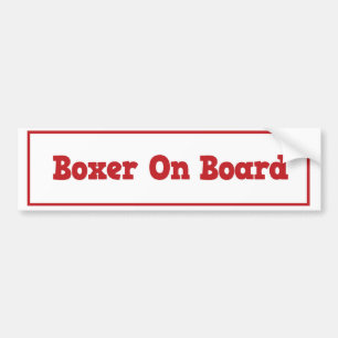 Bildekal för boxare ombord