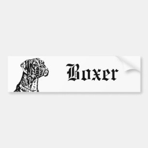Bildekal för boxarevalpkonst