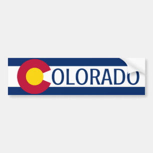 Bildekal för Colorado flaggaslätt