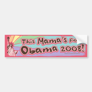 Bildekal för damfrihetObama mammor