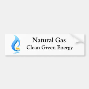 Bildekal för energi för naturgasrengöringgrönt