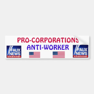 Bildekal för FAUX NEWS*