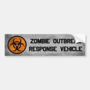 Bildekal för fordon för Zombieutbrottsvar
