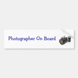 Bildekal för fotograf ombord -