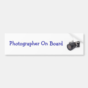 Bildekal för fotograf ombord -