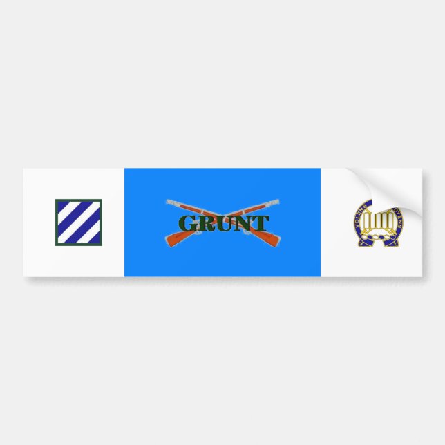bildekal för GRYMTNING för Inf Div för (Framsidan)