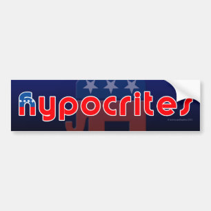 Bildekal för Hypocrites Anti-GOP
