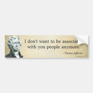 Bildekal för Jefferson parodicitationstecken