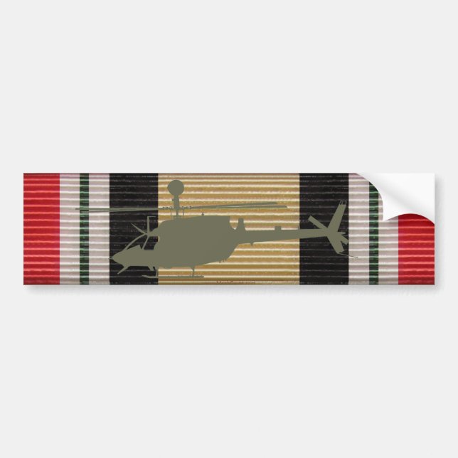 Bildekal för krigare för Irak veteran OH-58D Kiowa (Framsidan)