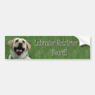 Bildekal för Labrador Retriever ombord