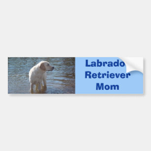 Bildekal för mamma för Labrador Retriever