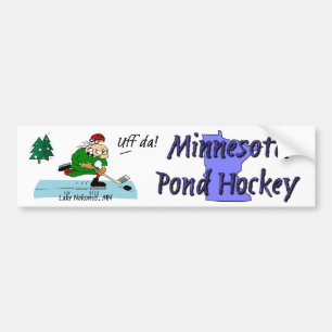Bildekal för Minnesota dammhockey