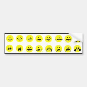 Bildekal för Moodstaches ansiktemustasch