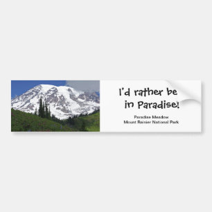 Bildekal för Mount Rainier paradisäng