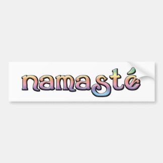 Bildekal för Namaste regnbågestilsort