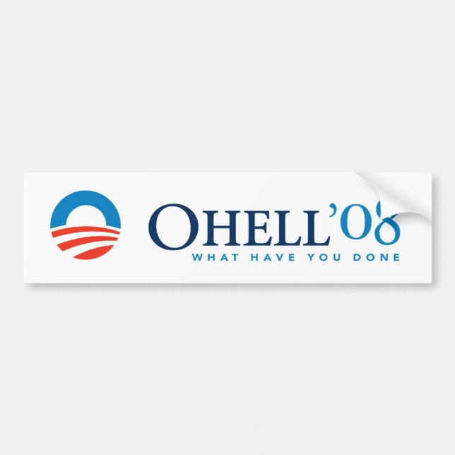 Bildekal för OHELL Obama (Framsidan)