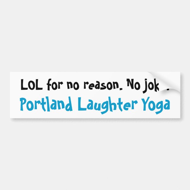 Bildekal för Portland LaughterYoga LOL (Framsidan)