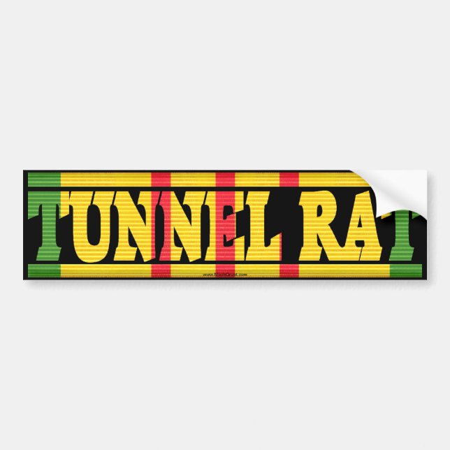 Bildekal för råtta för Vietnam tjänste- bandtunnel (Framsidan)