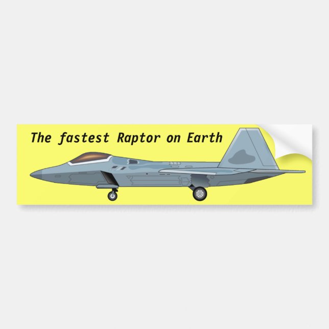 Bildekal för rovfågel F-22 (Framsidan)