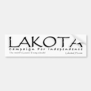 Bildekal för självständighet för Lakota kampan