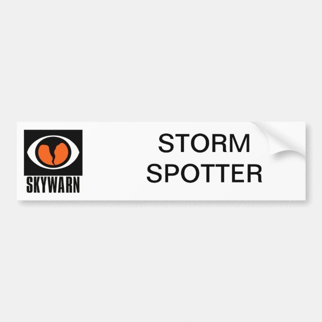 Bildekal för SKYWARN-stormSpotter (Framsidan)