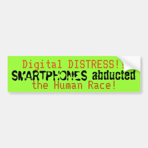 Bildekal för Smartphones Digital humorgrönt