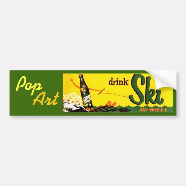 Bildekal för SODAVATTEN för RETRO POPKONST (Framsidan)