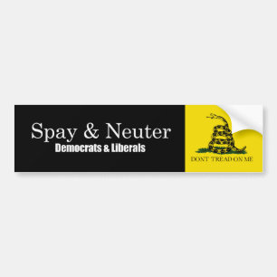 Bildekal för Spay and Neuter Liberals