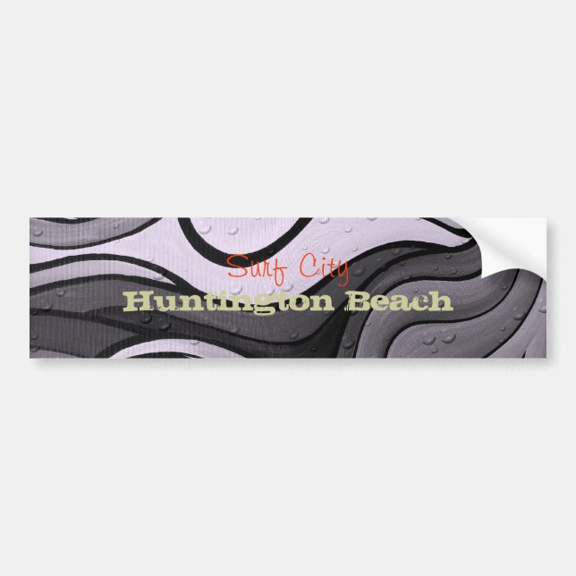 Bildekal för surfastadsHuntington Beach (Framsidan)