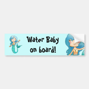 Bildekal för vattenbaby ombord