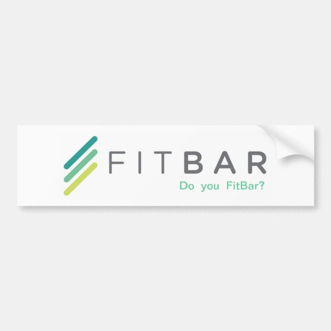 Bildekal: Gör du FitBar? Bildekal (Framsidan)