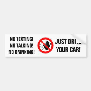 BILDEKAL "INGEN TEXTING, INGET SAMTAL, INGET