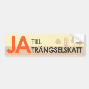 Bildekal - Ja till trängselskatt