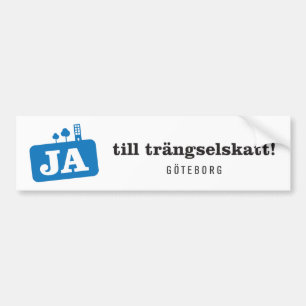Bildekal - Ja till trängselskatt