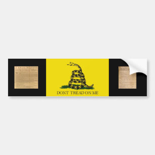 Bildekal med Gadsden Flagga-Dontdäckmönster på