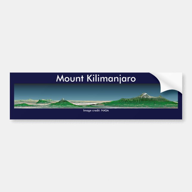 Bildekal/Mount Kilimanjaro Bildekal (Framsidan)