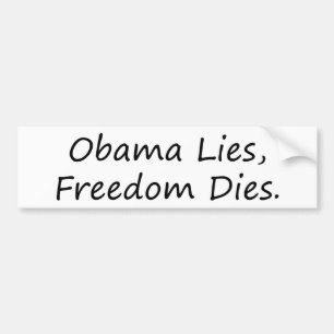 bildekal - Obama dör ligger frihet