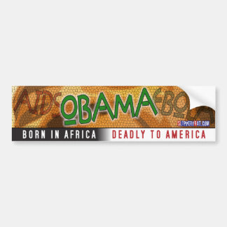 Bildekal Obama "för bördig afrika"