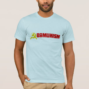 Bildekal - Obamunism T-tröja T-shirt