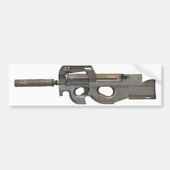 Bildekal - P90 w/Silencer (Framsidan)