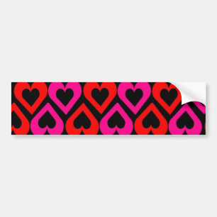 Bildekalen Hearts Bildekal