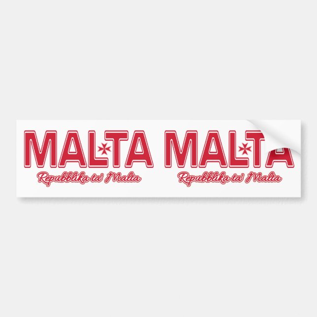 Bildekaler för MALTA-anpassningsbar (Framsidan)
