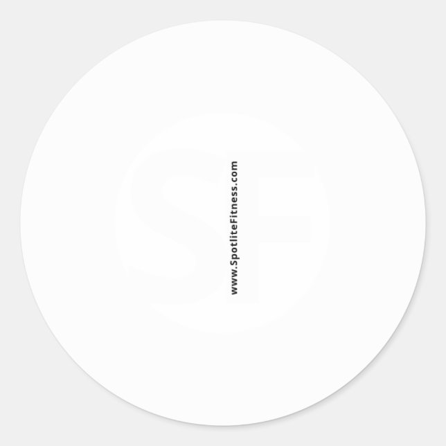 Bildekaler! Runt Klistermärke (Framsida)