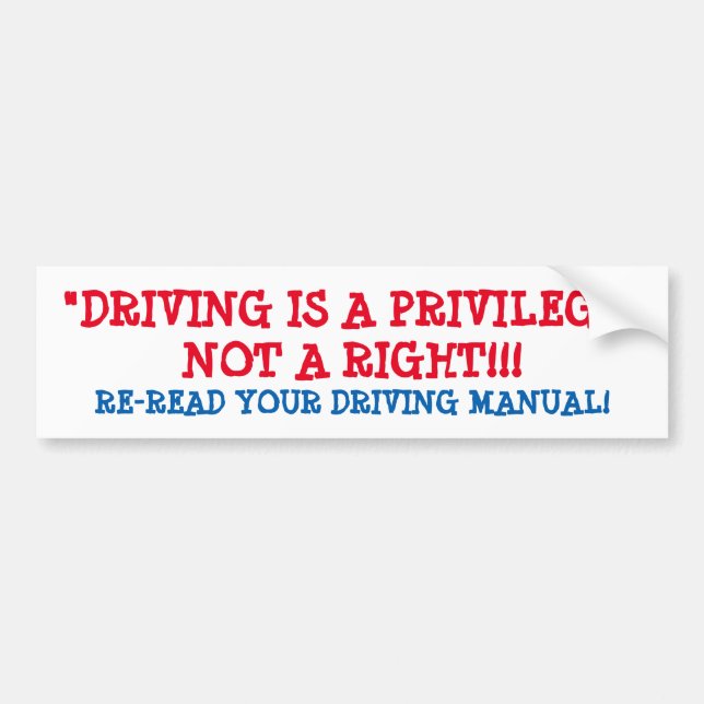 BILDEKALET "SOM KÖR, ÄR EN DUM PRIVILEGIERA"!! BILDEKAL (Framsidan)