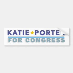 BildekalKatie portvakt för kongress Bildekal